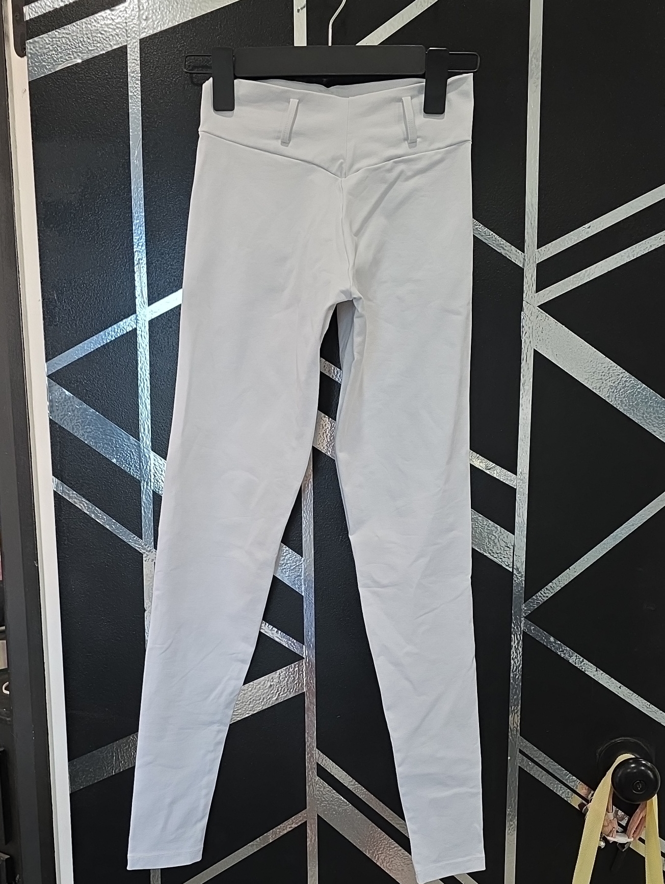 High-Waist White Leggings For Women - Lightweight Stretch